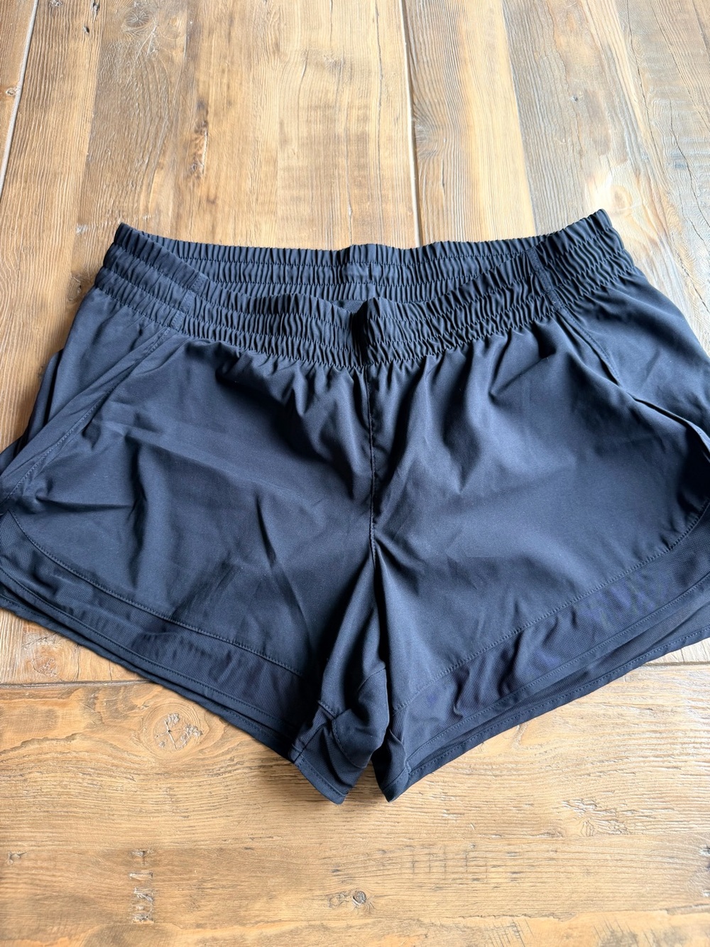 Athleta Black Women's Athletic Shorts with Elastic Waistband